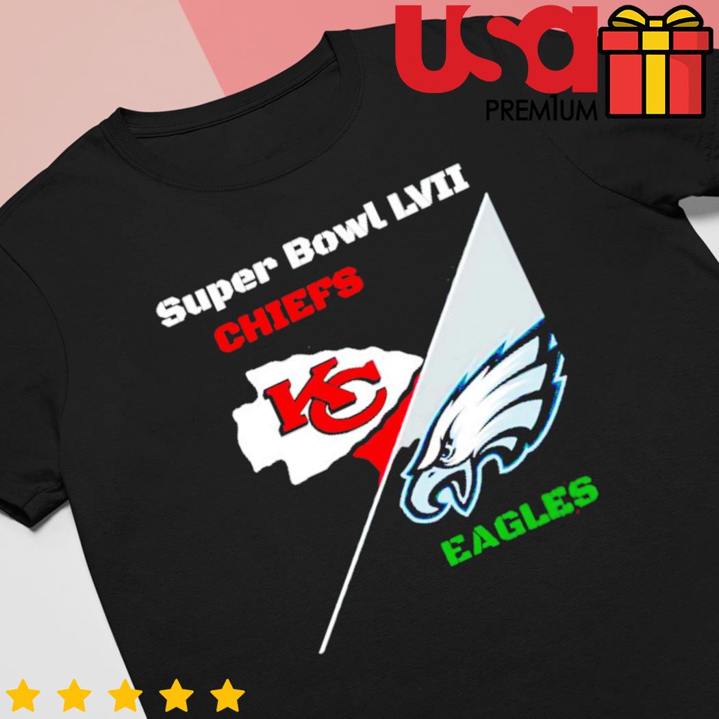 Super Bowl 2023 Vintage Philadelphia Eagles Kansas City Chiefs Shirt