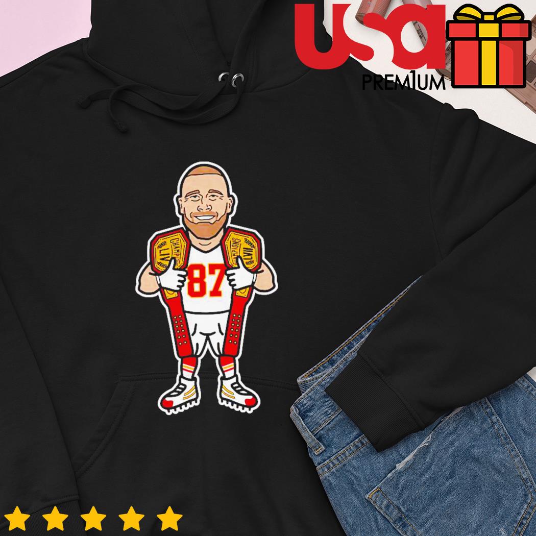 Travis Kelce 87 Dog Jersey Hoodie 