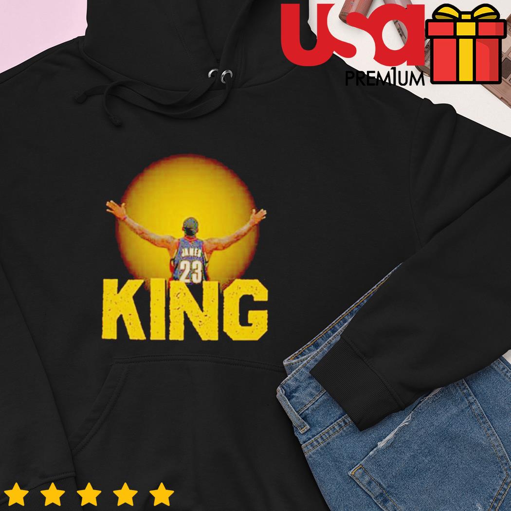 Lebron James the King baseball cartoon shirt, hoodie, sweater, long sleeve  and tank top