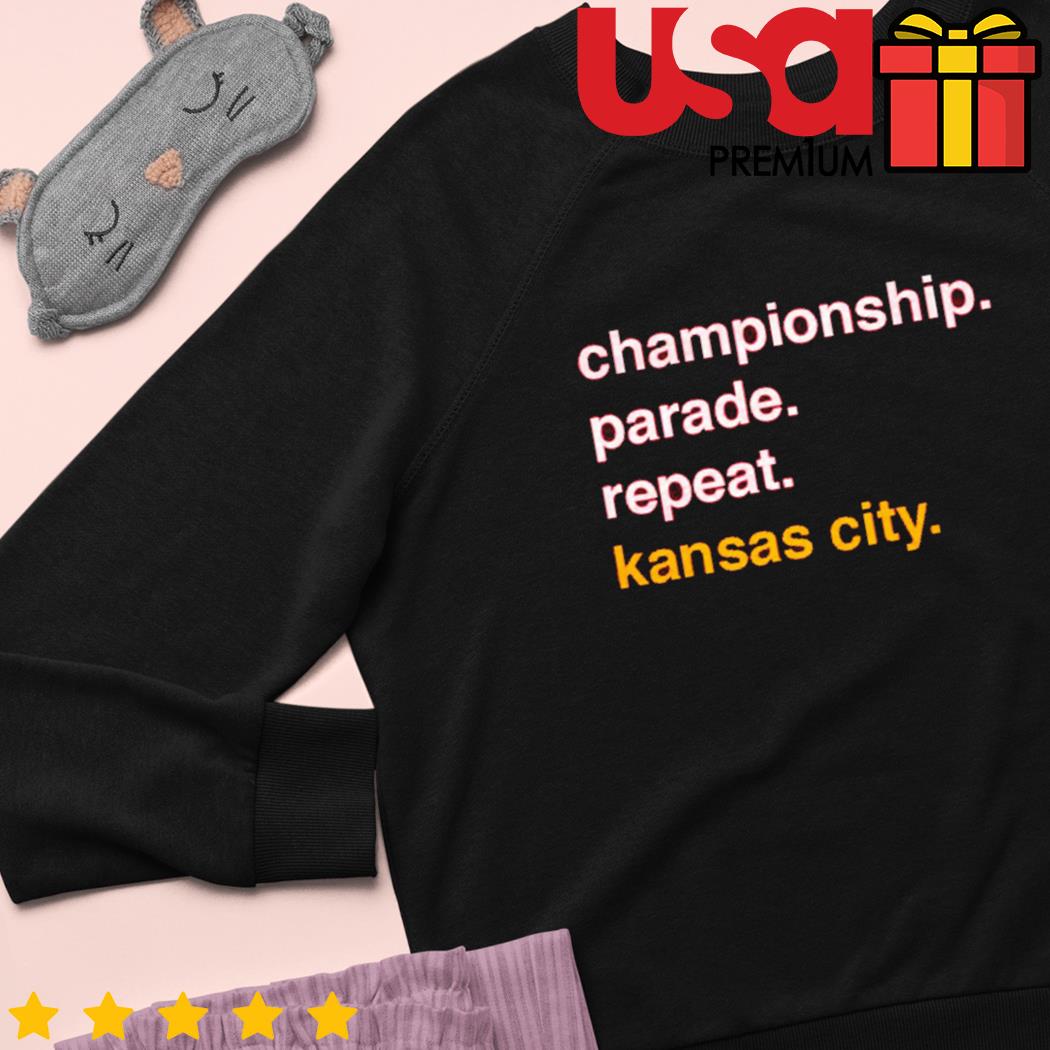 Championship Parade Repeat Kansas City Shirt - Peanutstee