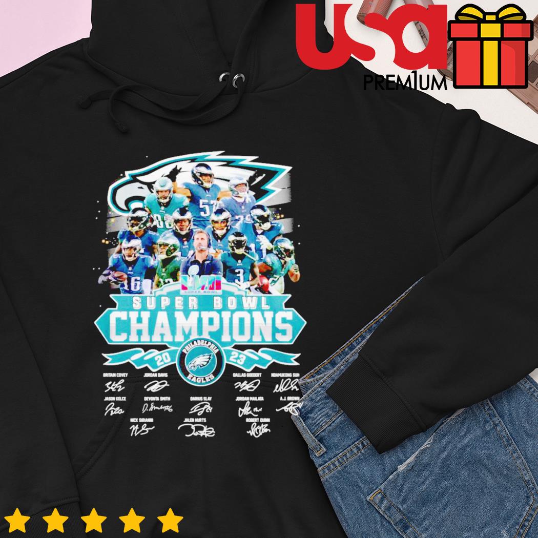 Eagles super bowl champions 2023 signature t-shirt, hoodie, sweater and  long sleeve