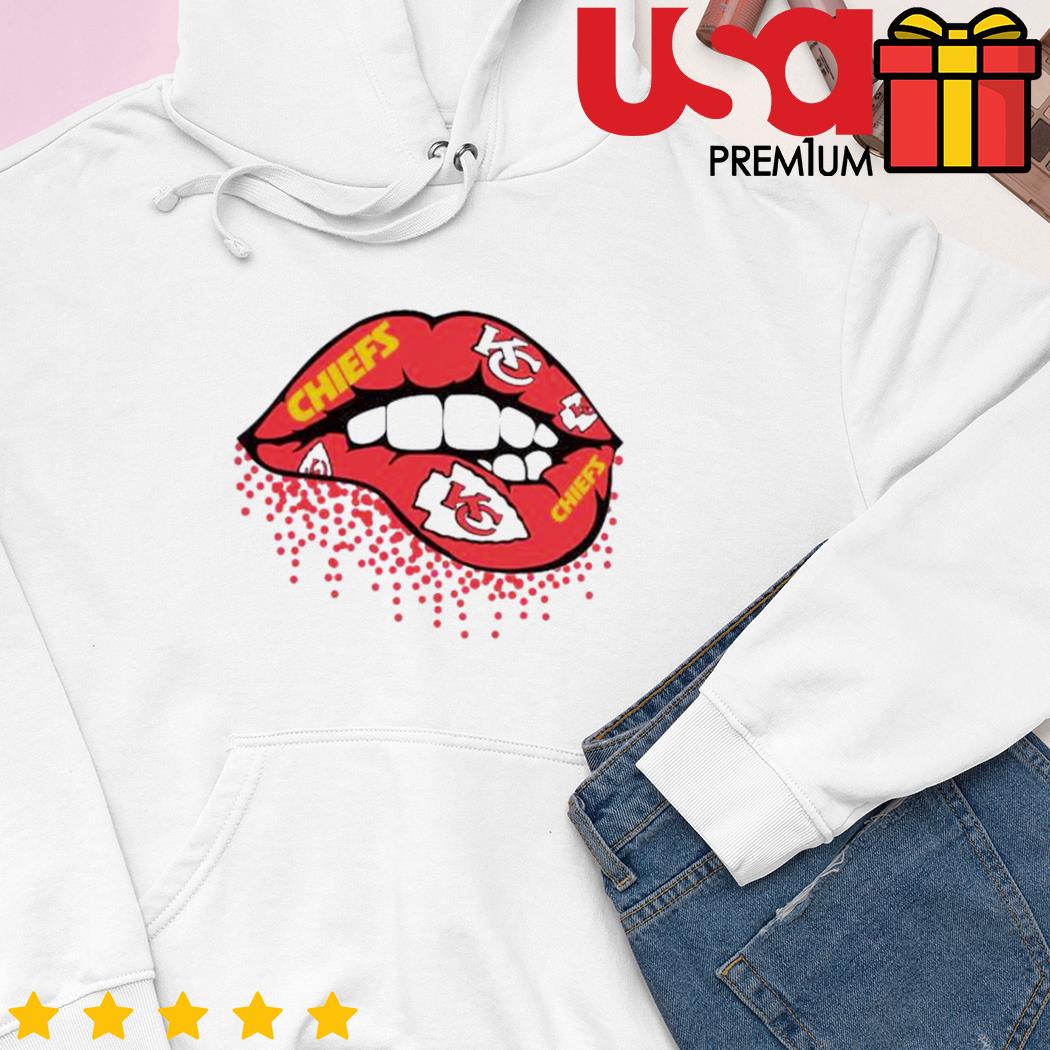 KC Red Dripping Lips Oversized Print Sweatshirt ( Front & back) –  GlitterTees