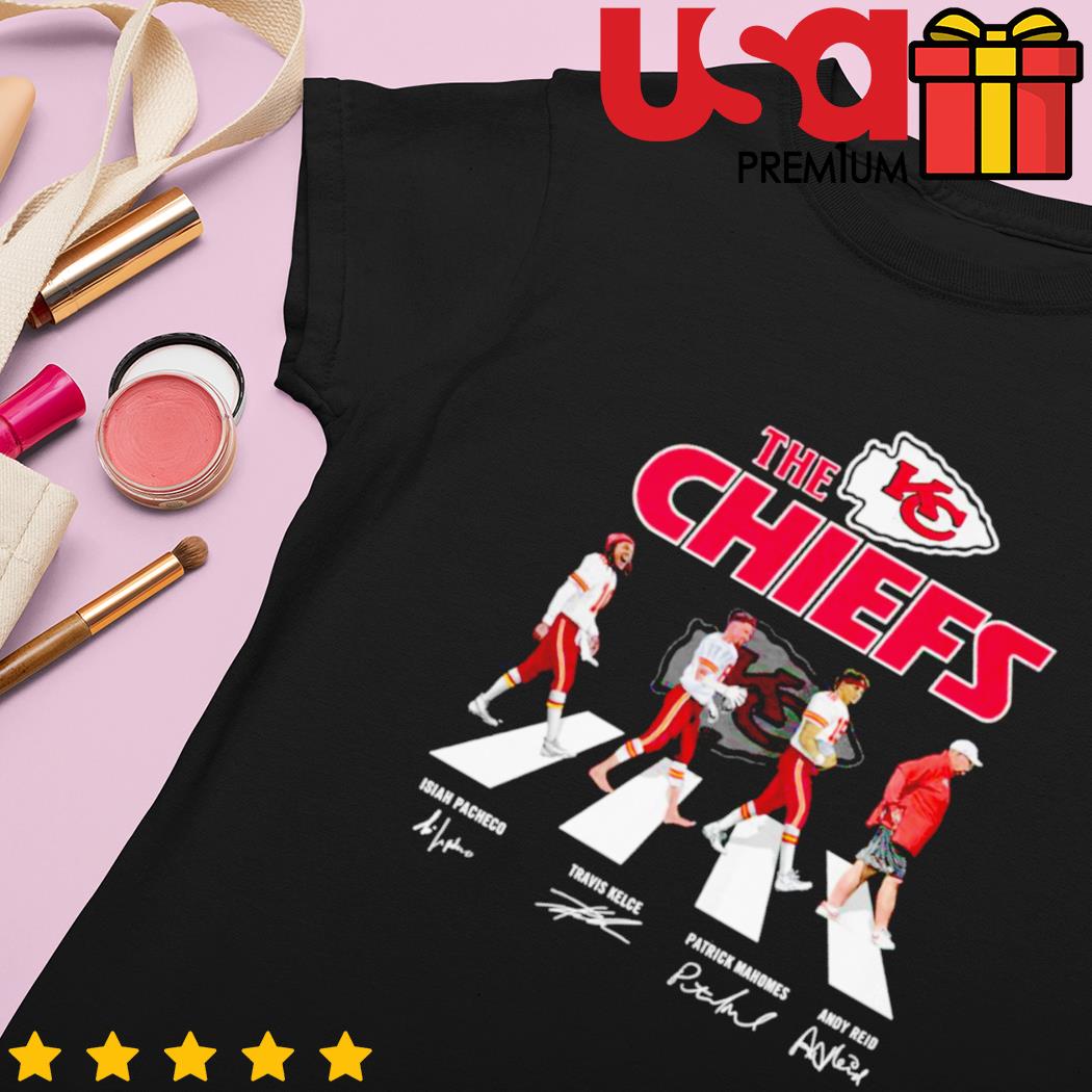 Kansas City Chiefs Christmas Abbey Road Signatures Shirt