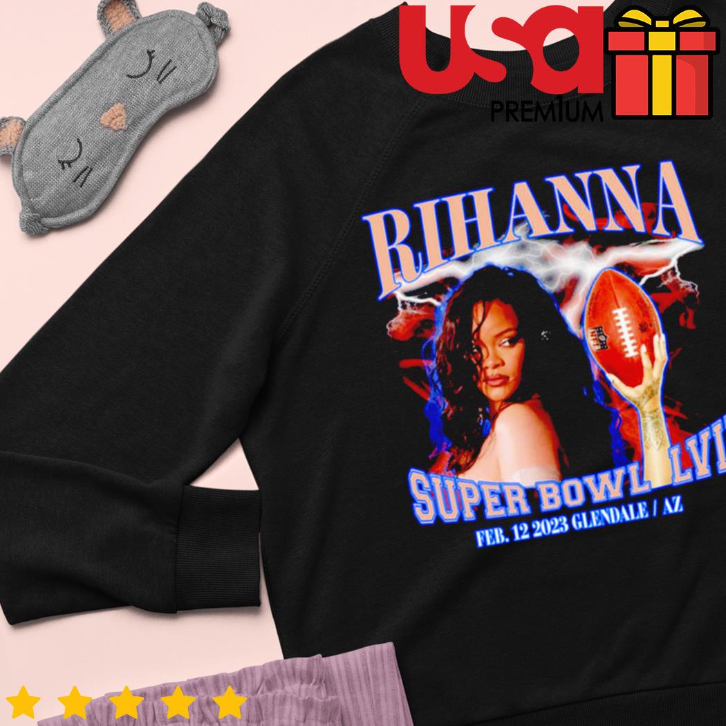 Super Bowl 2023 Rihanna Football Shirt, hoodie, sweater, long