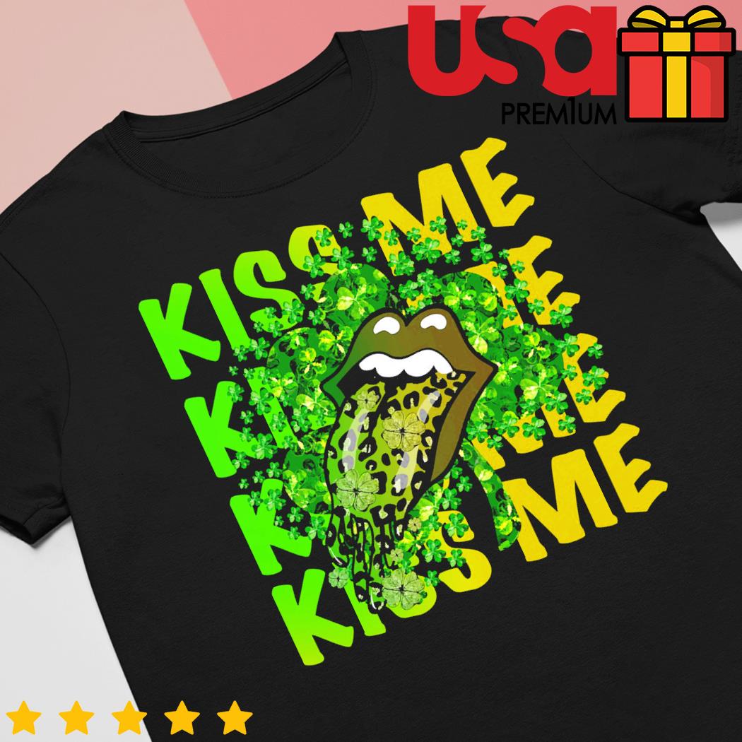 Kiss Me Saints lip T-Shirt