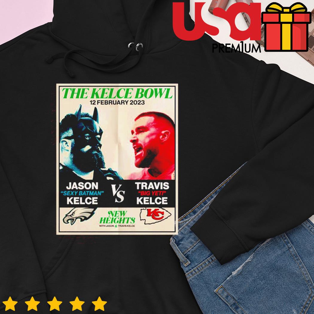 The Kelce Bowl Jason Kelce and Travis Kelce sexy batman vs big vett shirt,  hoodie, sweater and long sleeve