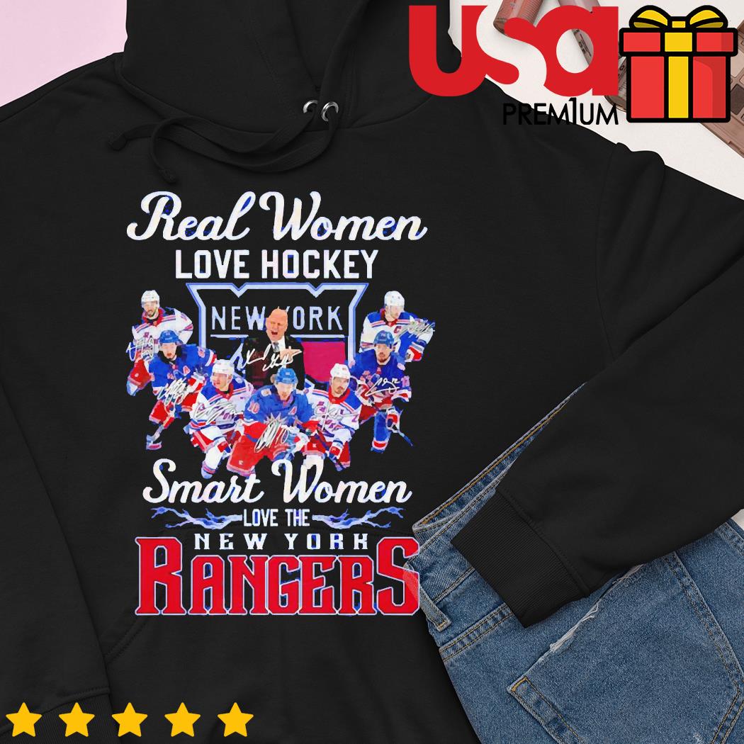 Real women love hockey smart women love the new york rangers t