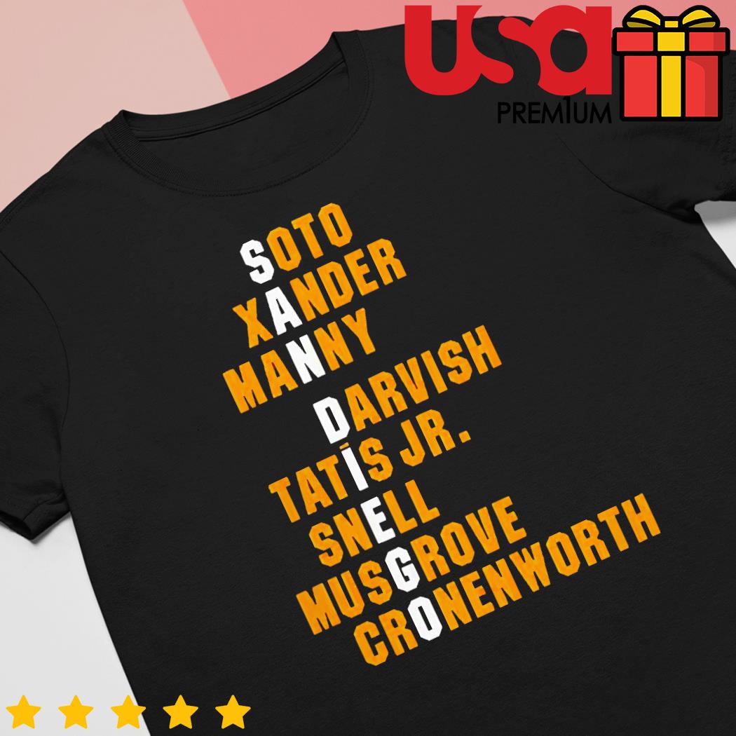 San Diego Soto Xander Manny Darvish Shirt