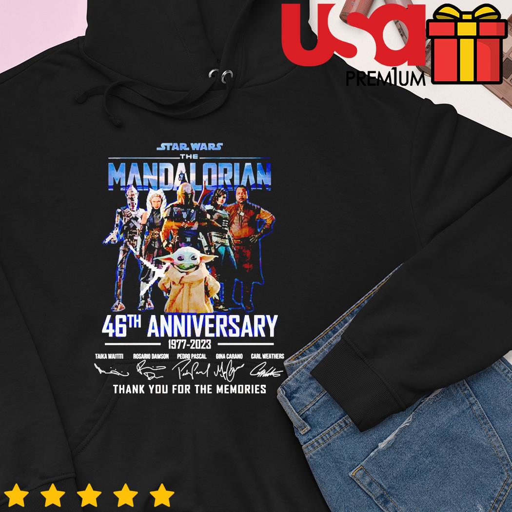 Star Wars 46th 1977-2023 Anniversary Thank For The Memories Tshirt Men 