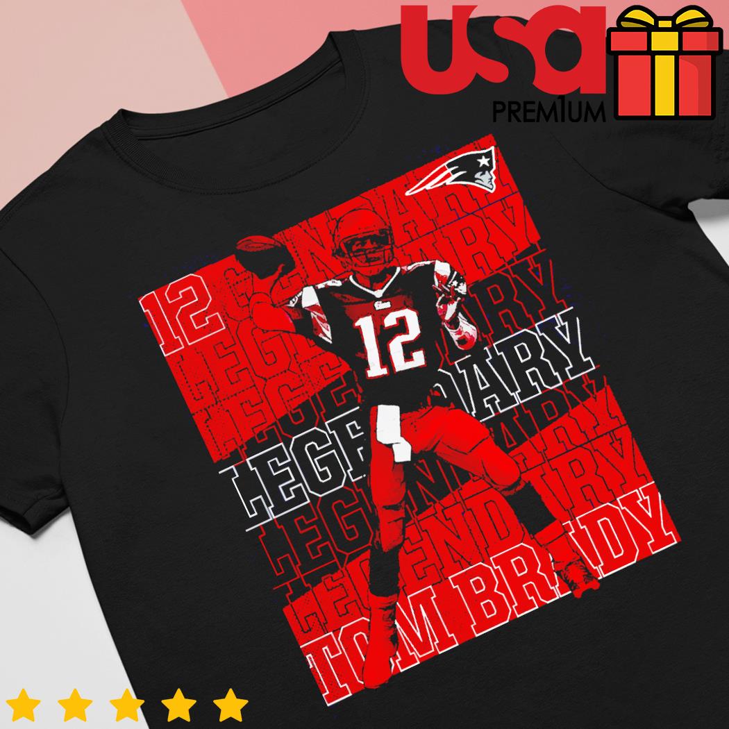 Official red Tom Brady new england patriot T-shirt, hoodie, sweater, long  sleeve and tank top