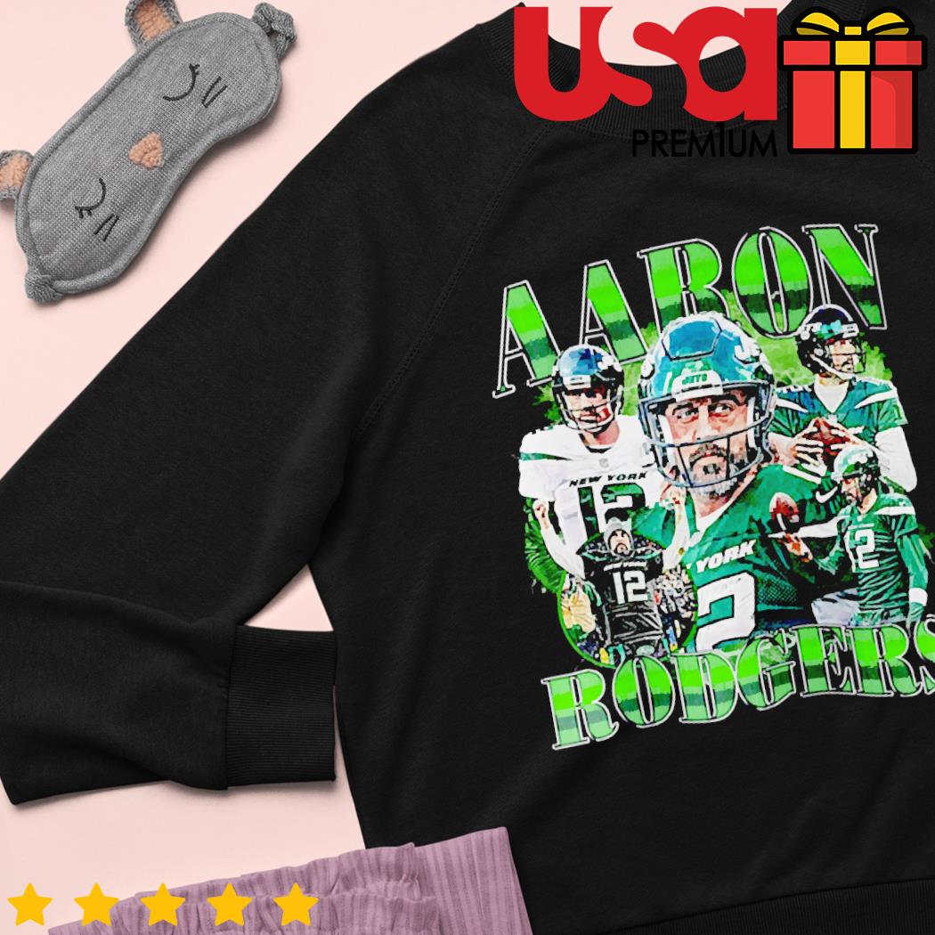 Vintage Aaron Rodgers New York Jets shirt, hoodie, sweater and long sleeve