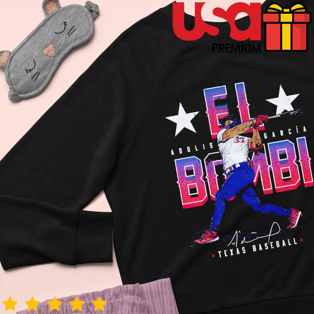 Official adolis Garcia El Bombi Adolis Garcia T-Shirts, hoodie, tank top,  sweater and long sleeve t-shirt