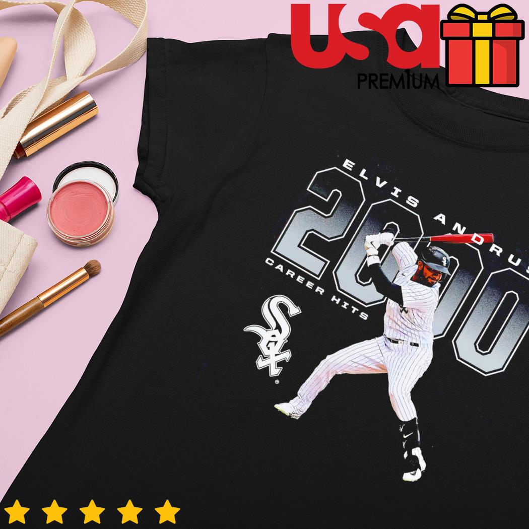 Elvis Andrus Chicago White Sox 2000 Career Hits T-Shirt, hoodie, sweater,  long sleeve and tank top