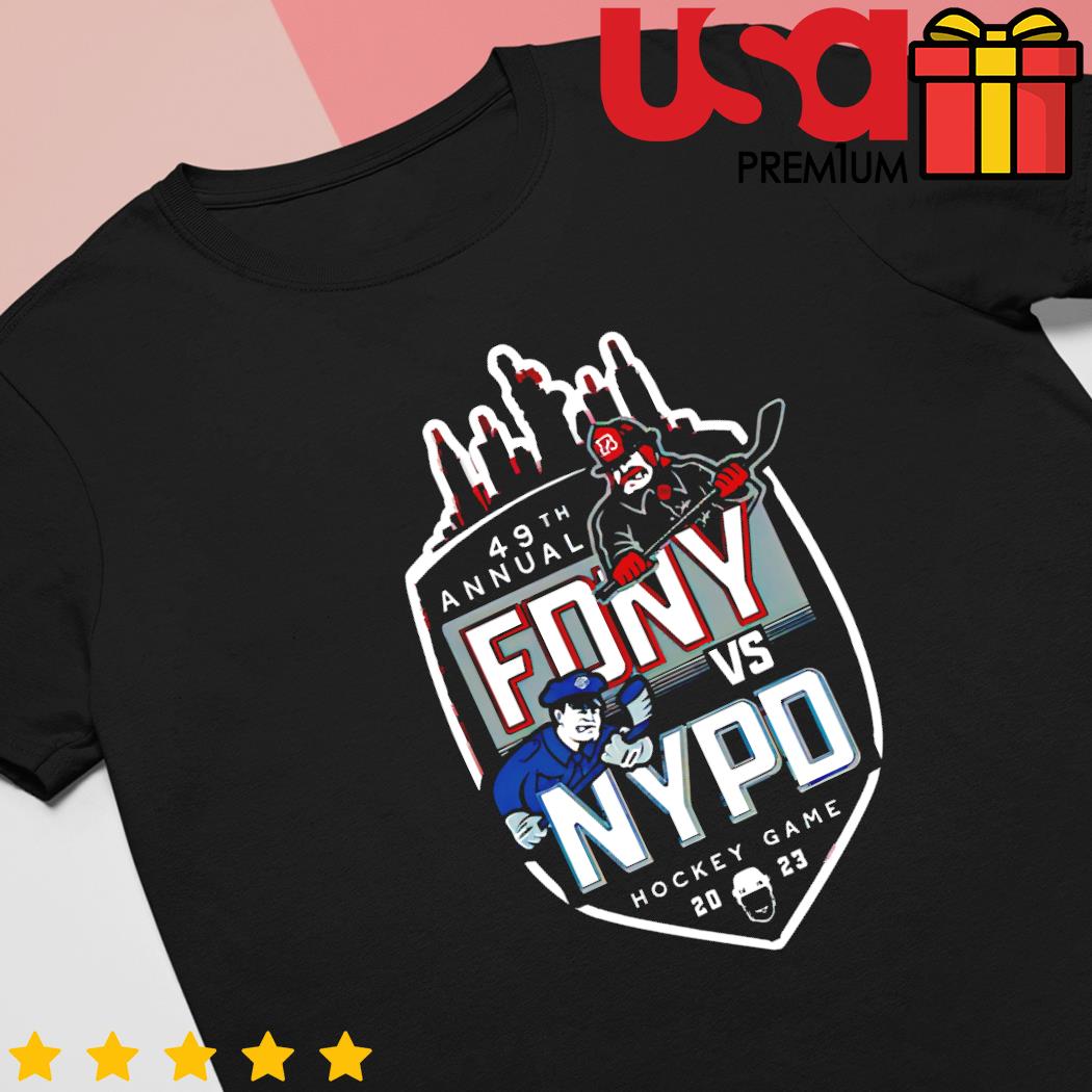 Official Fdny Vs Nypd 49th Annual Hockey Game 2023 T-shirt,Sweater, Hoodie,  And Long Sleeved, Ladies, Tank Top