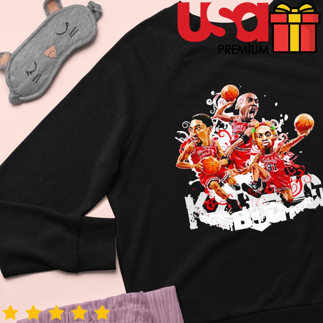 Jordan Pippen And Rodman Cartoon Chicago Bulls 90s shirt, hoodie