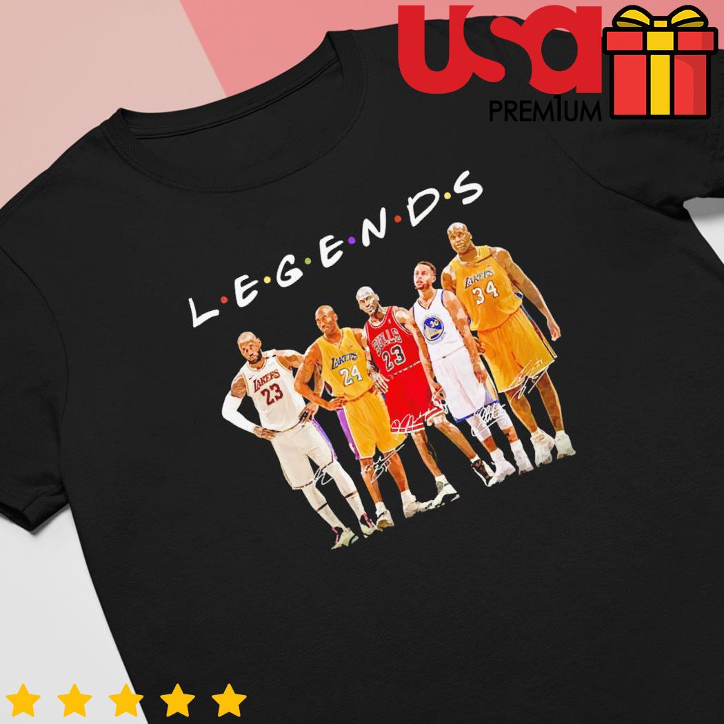 Official Kobe Bryant LeBron James Michael Jordan Stephen Curry Shaquille  O'Neal legends signatures T-shirt, hoodie, sweater, long sleeve and tank top