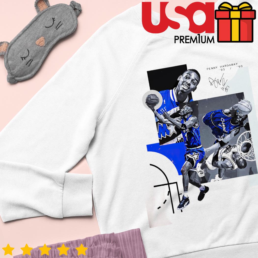 Penny Hardaway Nba Basketball Long Sleeve T-Shirt Tee