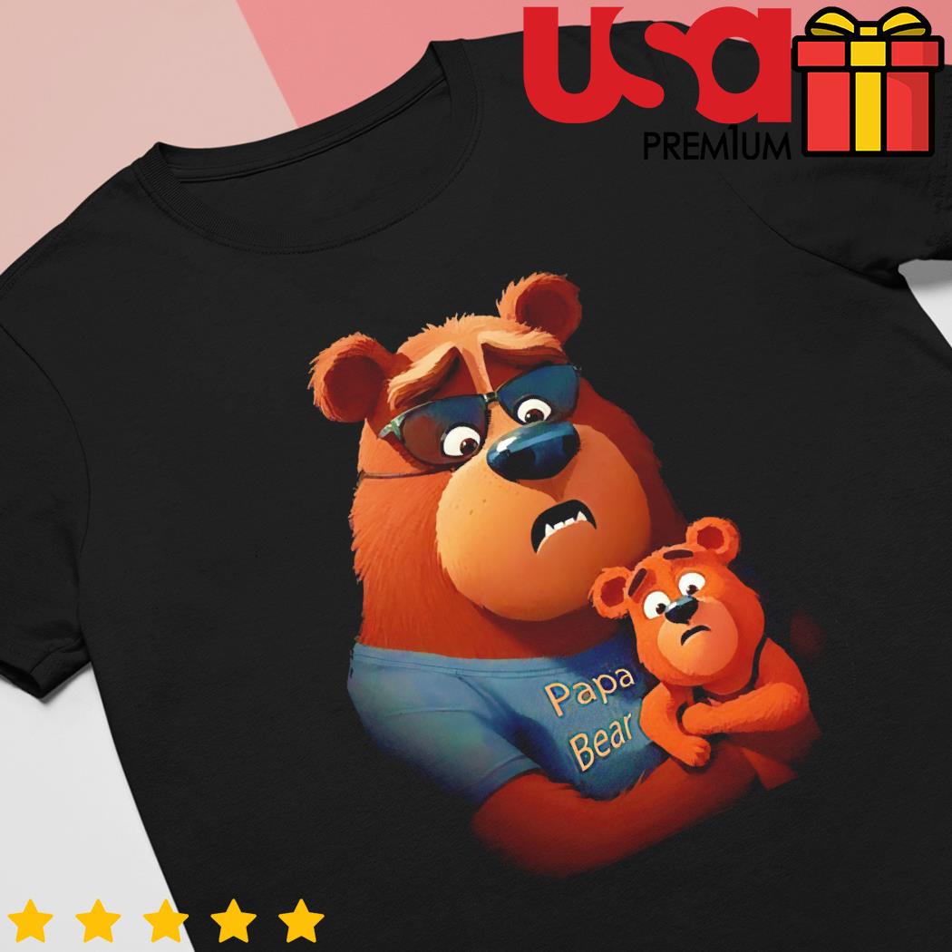  Vintage Papa Bear with Three Cute Bear Cubs Sweatshirt