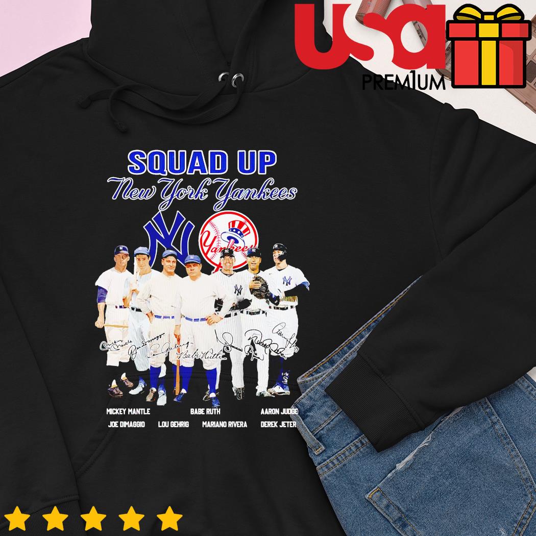 Squad Up Ny Yankees Baseball Team Signature Shirt, hoodie, sweater