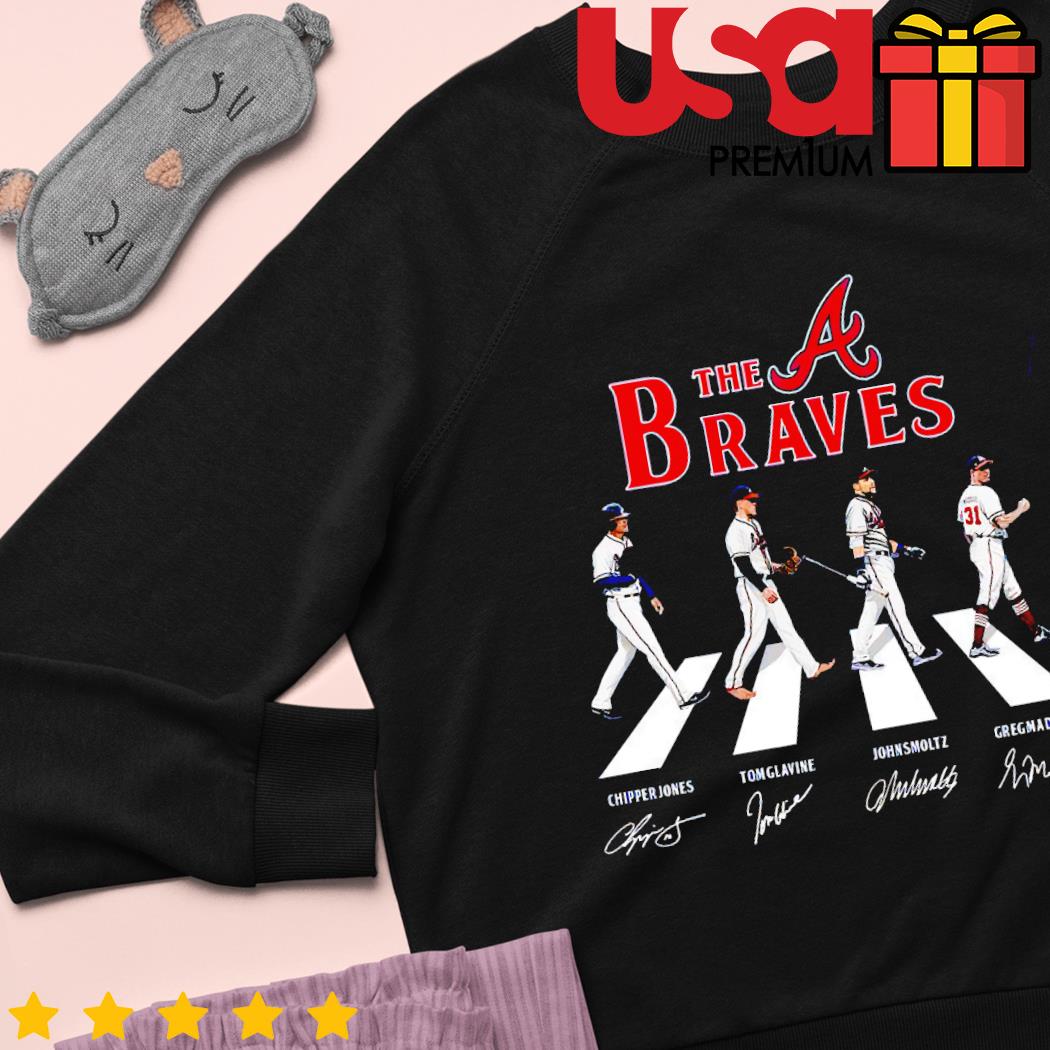 The Atlanta Braves Abbey Road members signature 2023 shirt, hoodie
