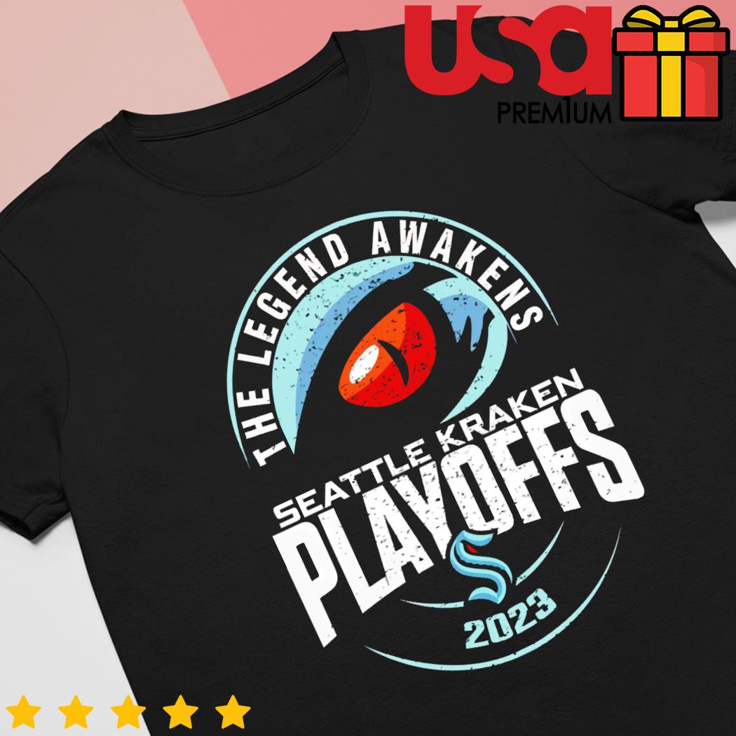 The Legend Awakens Seattle Kraken 2023 Stanley Cup Playoffs Shirt - Shibtee  Clothing