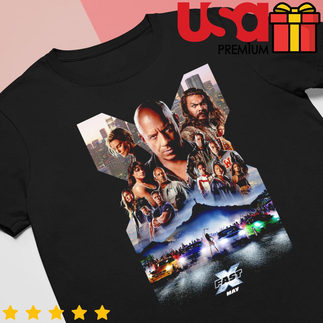 Fast and Furious Fast X Movie 2023 Poster shirt