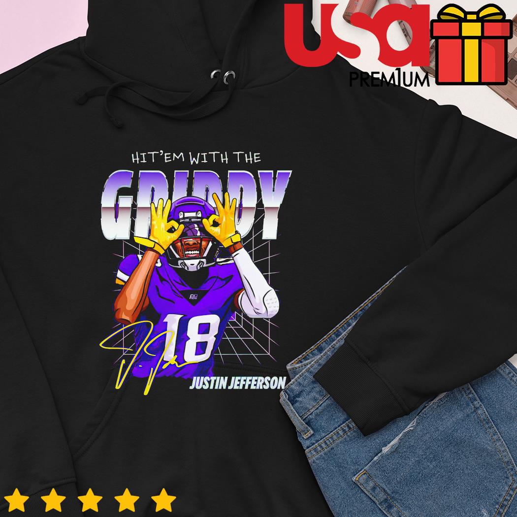 Official Minnesota Vikings Justin Jefferson Its Griddy Time Shirt, hoodie,  sweater, long sleeve and tank top