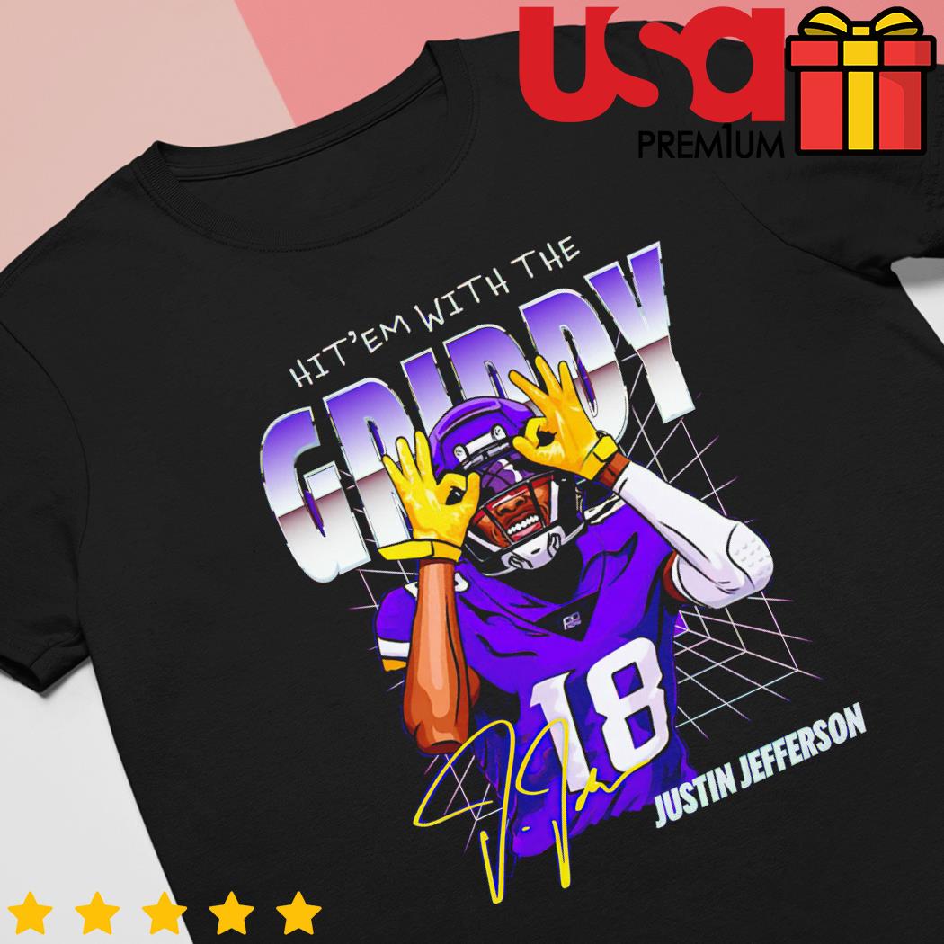 Minnesota Vikings Justin Jefferson It's Griddy Time shirt, hoodie, sweater,  long sleeve and tank top