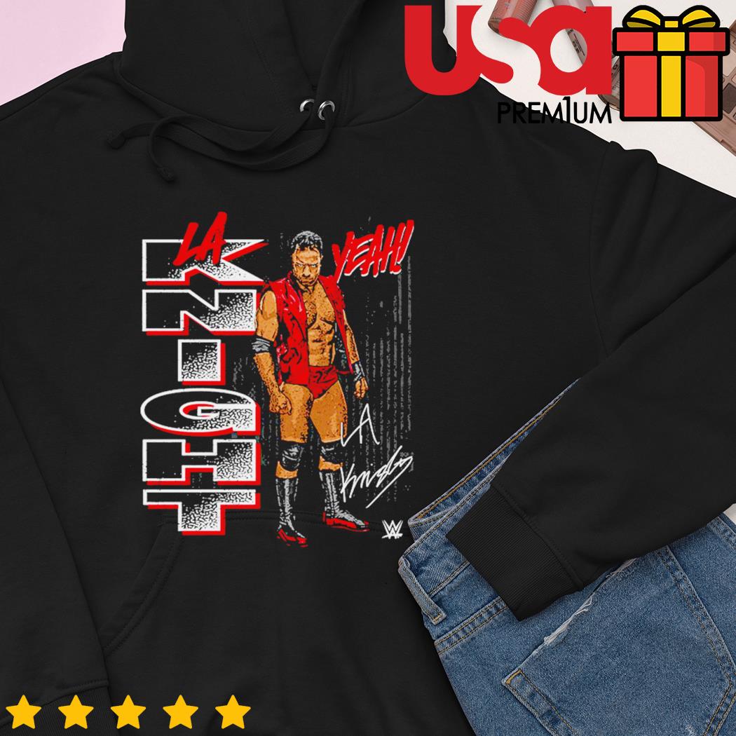 Official lA Knight WWE Autographed Yellow Yeah! T-Shirt, hoodie, sweater,  long sleeve and tank top