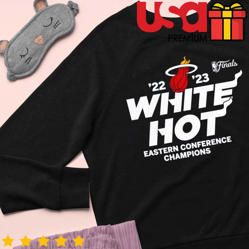 MiamI heat 2023 eastern conference champions white hot shirt, hoodie,  sweater, long sleeve and tank top