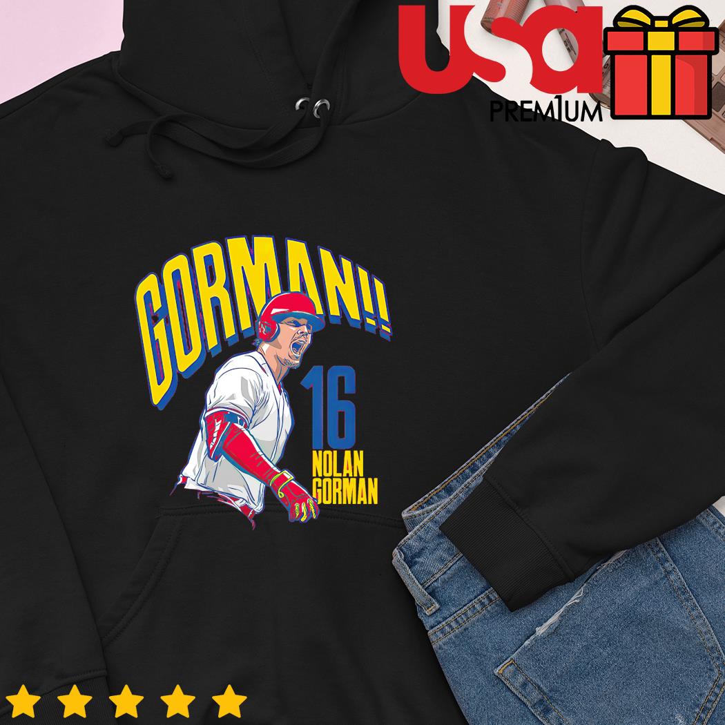 Nolan gorman go-ahead gorman shirt, hoodie, sweater, long sleeve