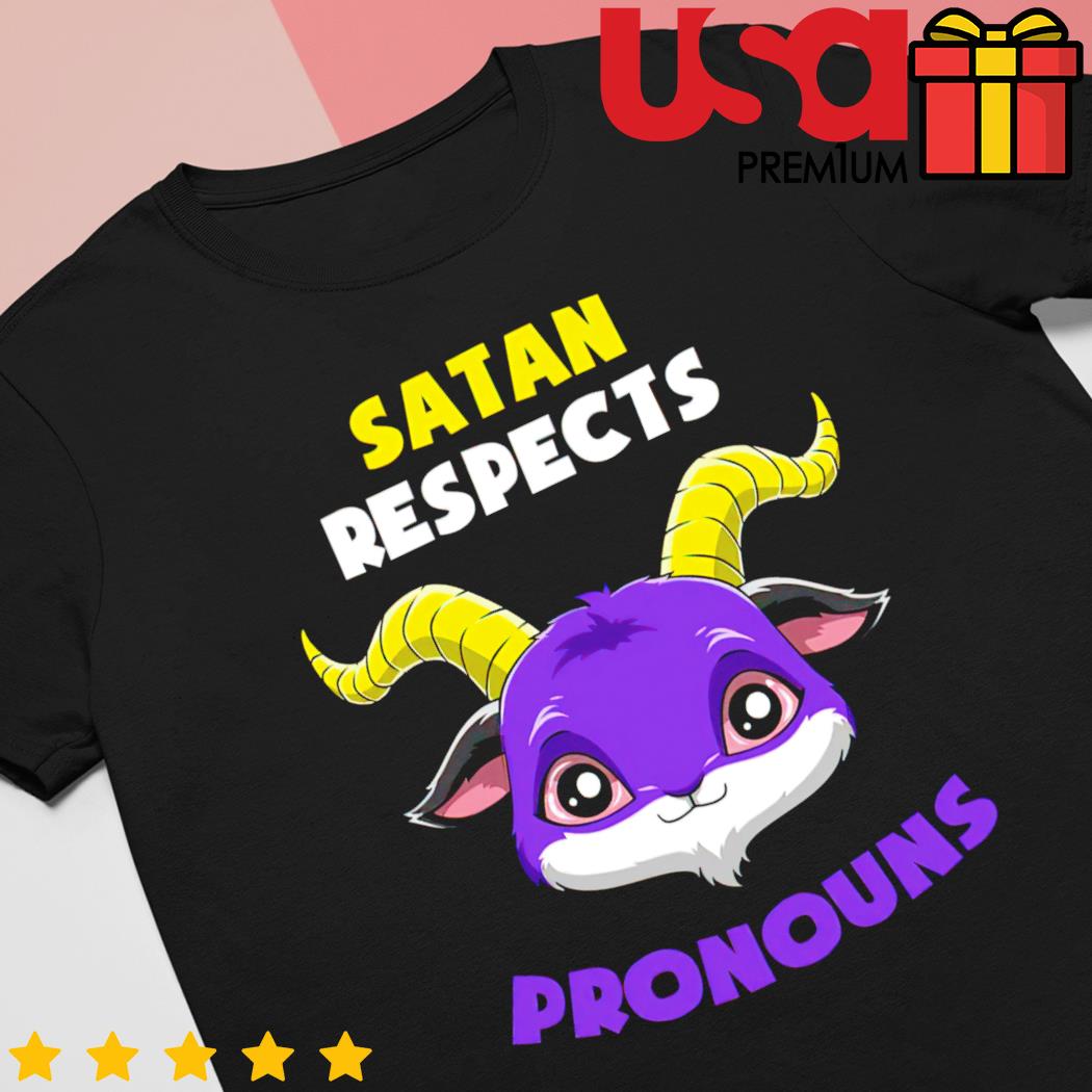 Nonbinary Satan LGBTQ Pronouns shirt
