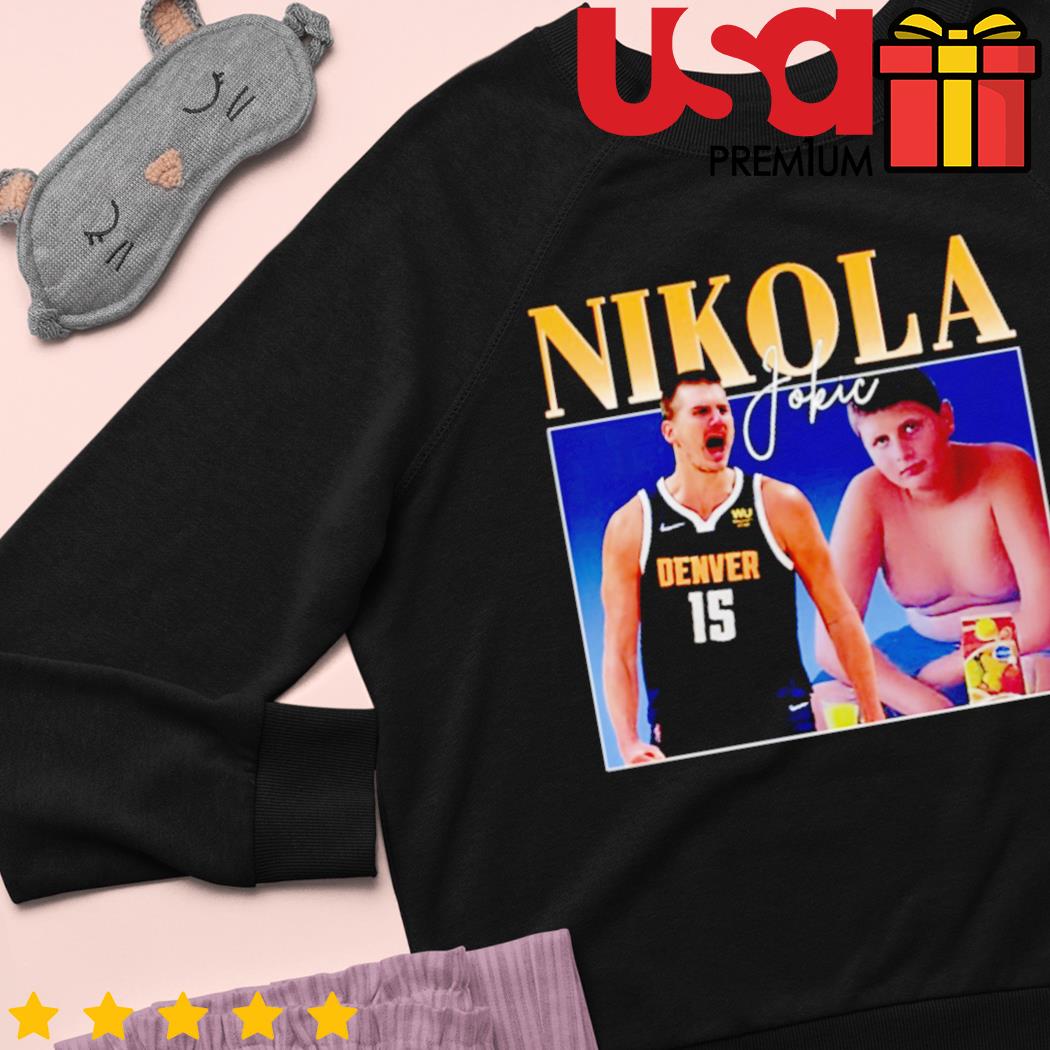 Nikola Jokic kid photo shirt, hoodie, sweater, long sleeve and tank top
