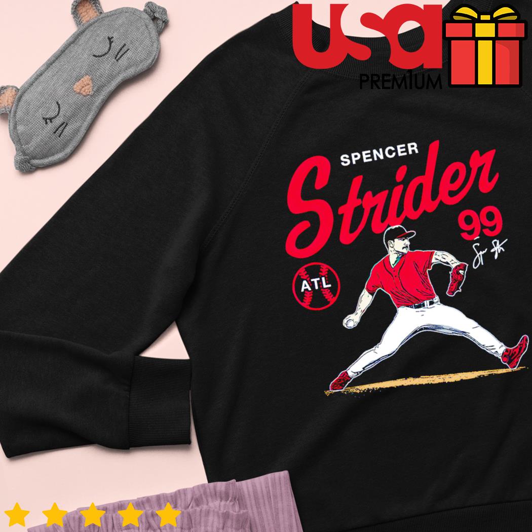 Spencer Strider number 99 shirt, hoodie, sweater, longsleeve and V-neck  T-shirt