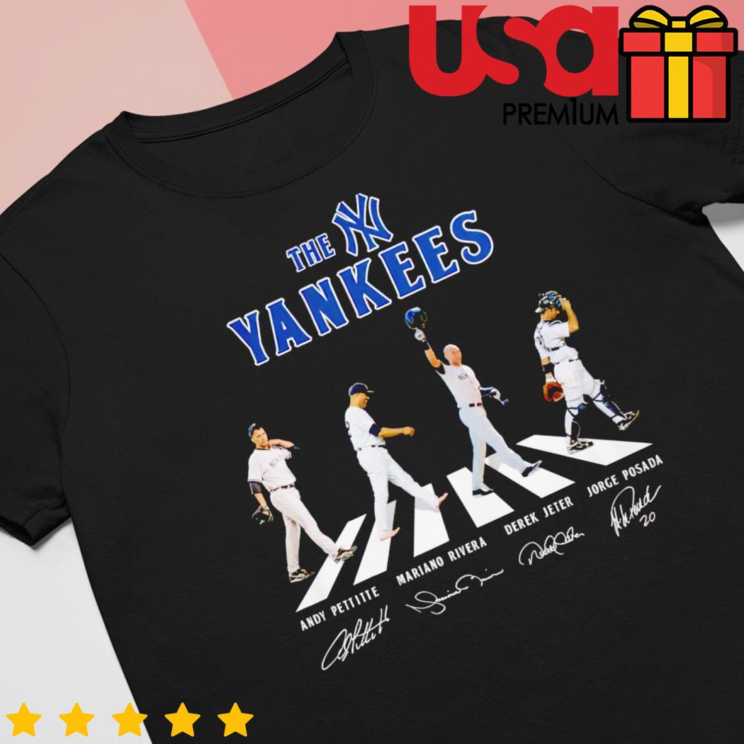 The new york yankees baseball players abbey road signatures shirt, hoodie,  sweater, long sleeve and tank top