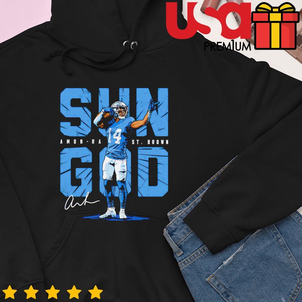 Detroit Lions store: Amon-Ra St. Brown shirts: The Sun God - Pride Of  Detroit