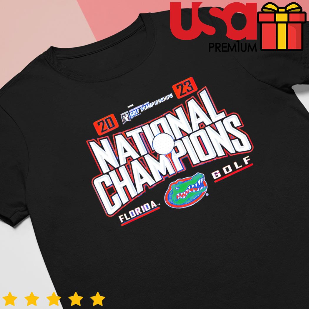 Florida Gators 2023 NCAA Men's Golf National Champions logo shirt