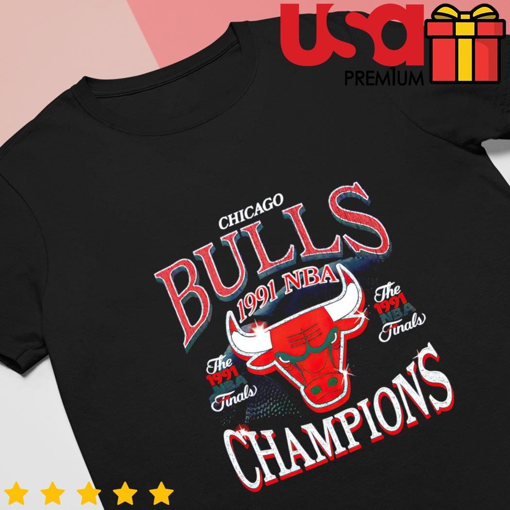 Champions Chicago Bulls 1991 Nba Finals T-Shirt - Yesweli