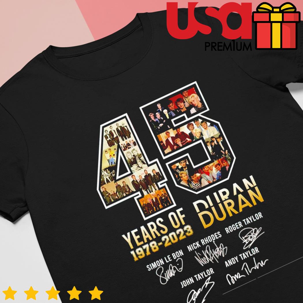 Duran Duran 45 Years 1978-2023 Signatures Thank You For The Memories  Personalized Baseball Jersey - Tagotee