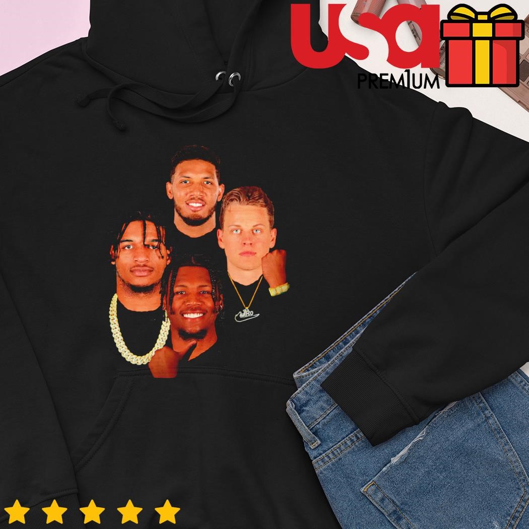 Joe Burrow Tres Amigos A'Marr Chase Tee Higgins and Tyler Boyd signature  shirt, hoodie, sweater, long sleeve and tank top