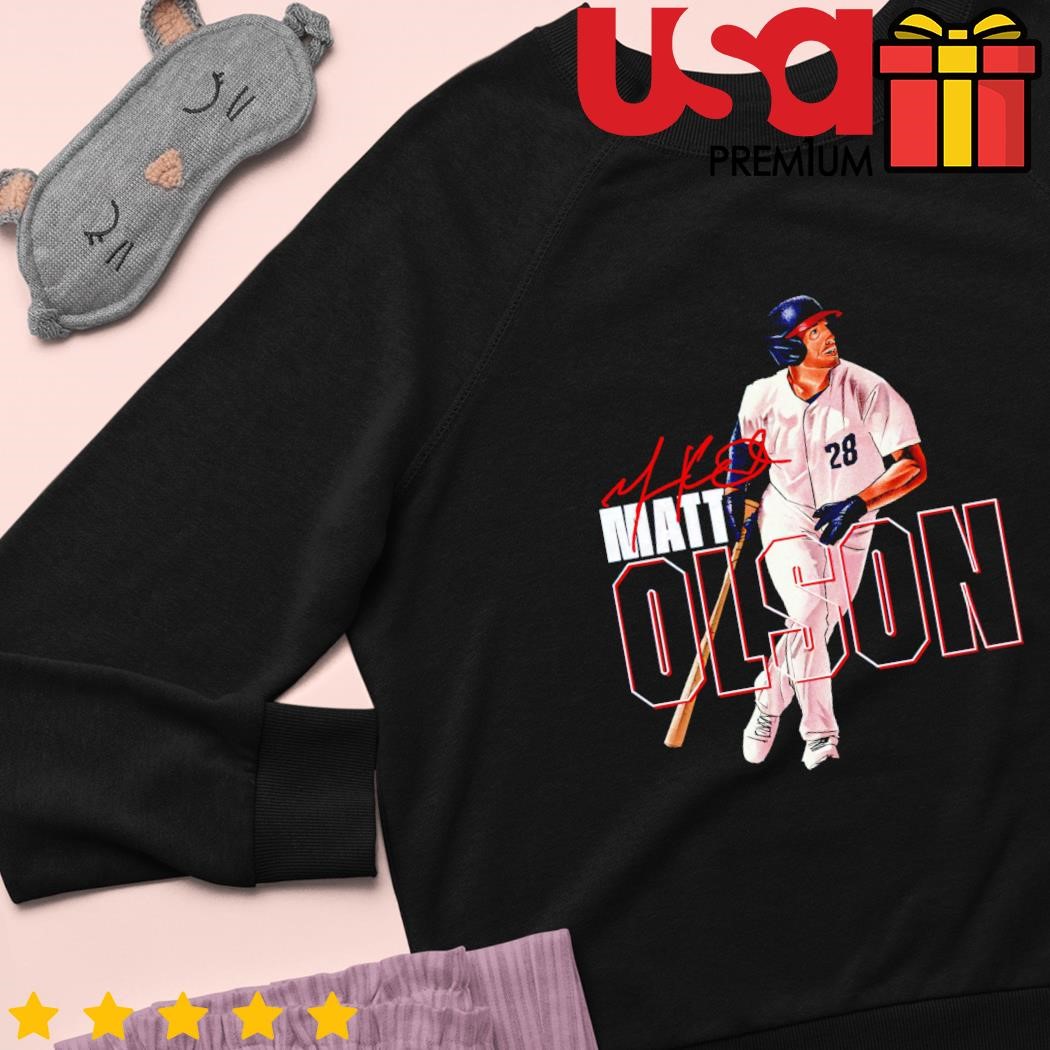 Matt Olson Atlanta Braves MLB signature shirt, hoodie, sweater and