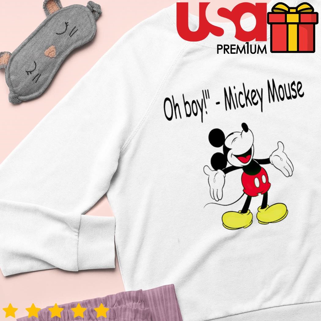 Mickey mouse oh boy hot sale sweatshirt