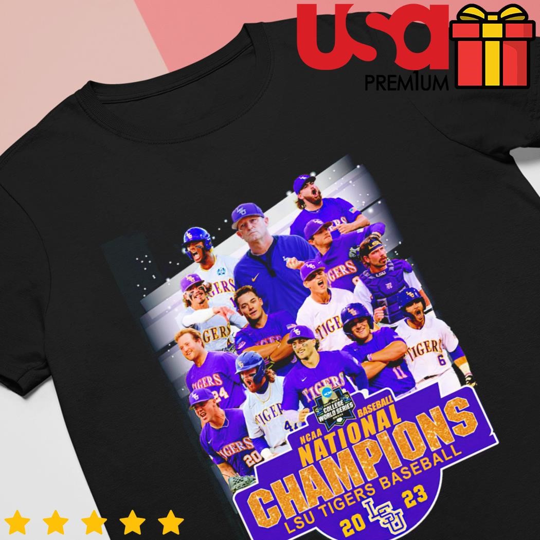 NCAA Baseball National Champions LSU Tigers Baseball 2023 T Shirt