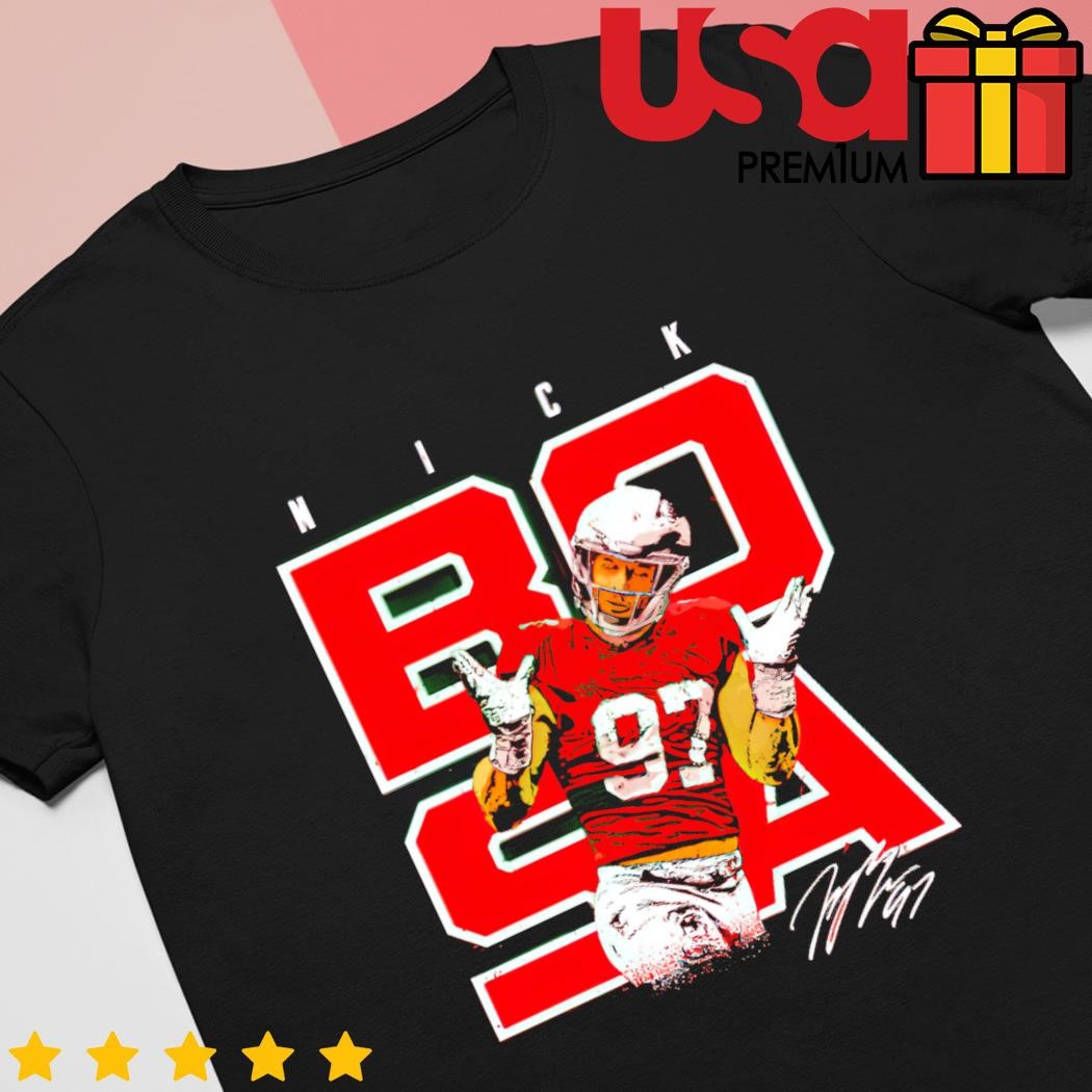 Nick bosa san francisco 49ers signature t- shirt, hoodie, sweater