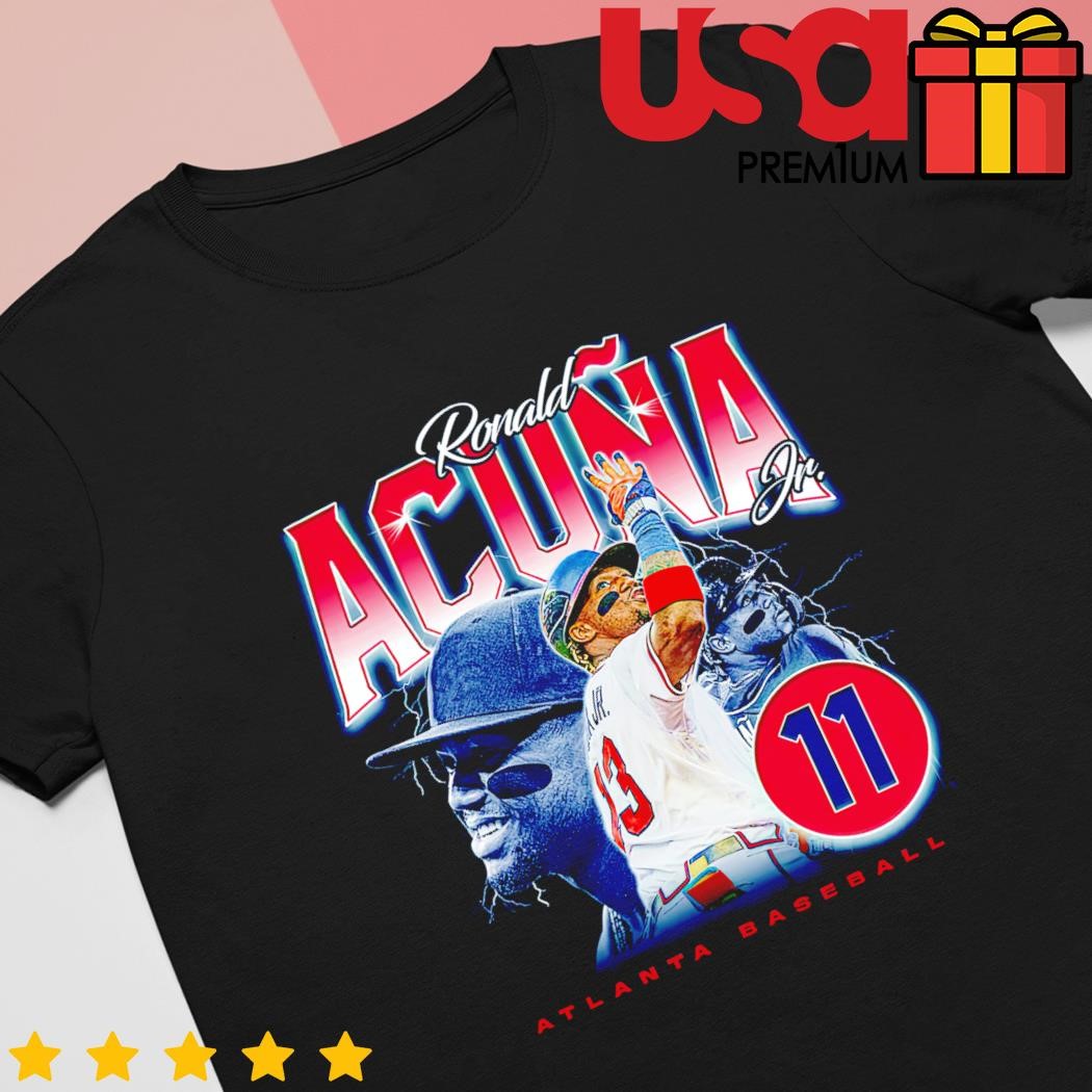 Atlanta Braves Retro Baseball Caricature T Shirt