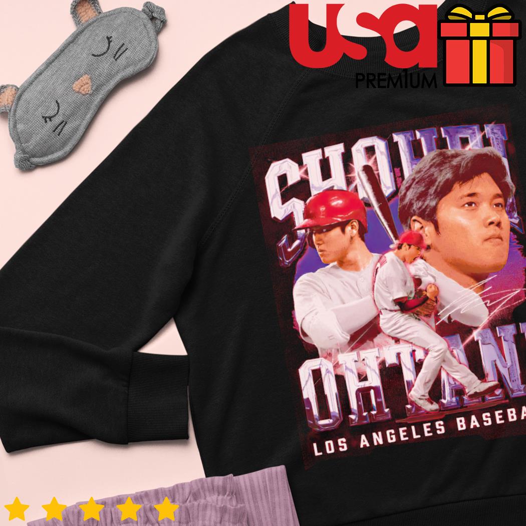 Shohei Ohtani Los Angeles Angels baseball signature t-shirt