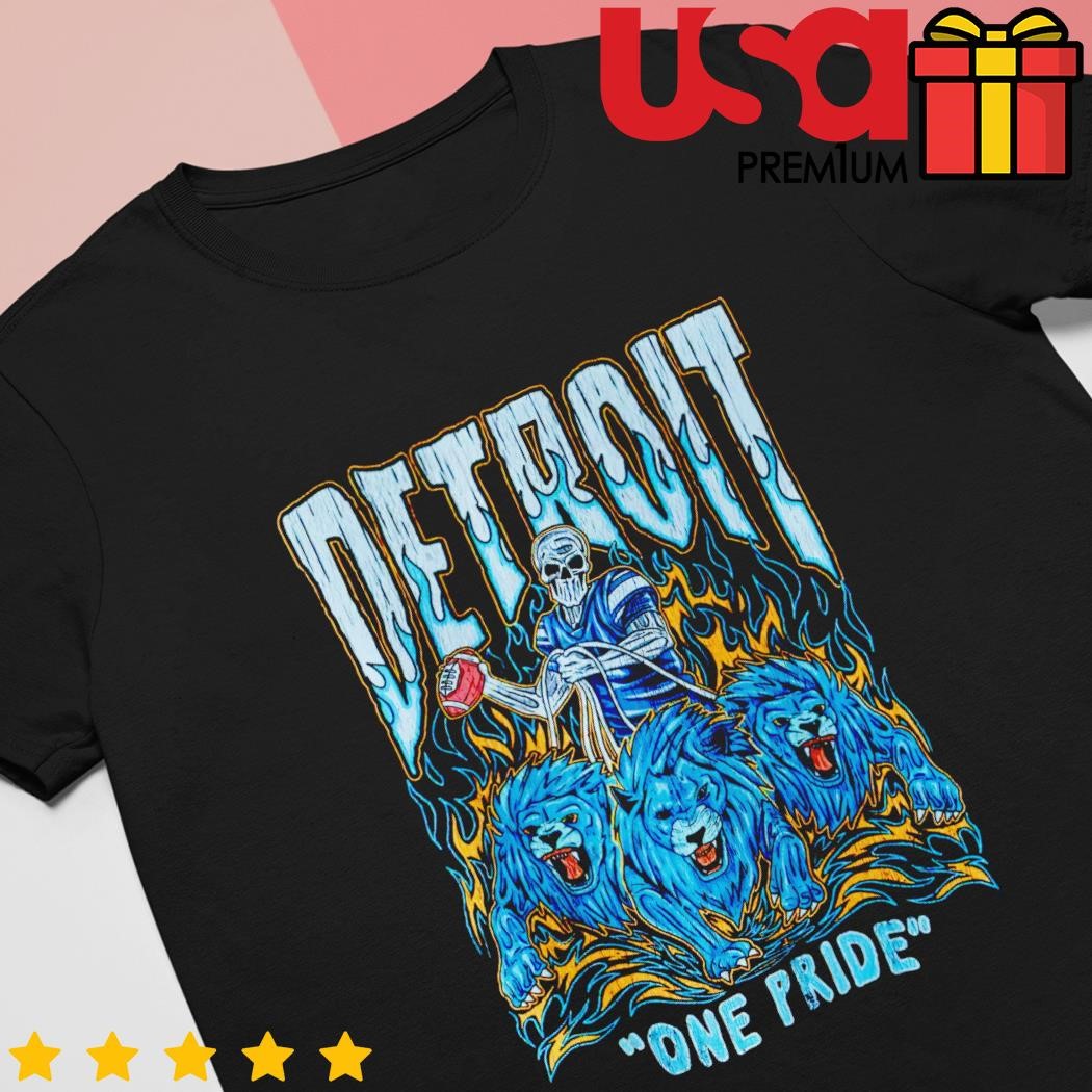 Detroit lions one pride shirt best sale