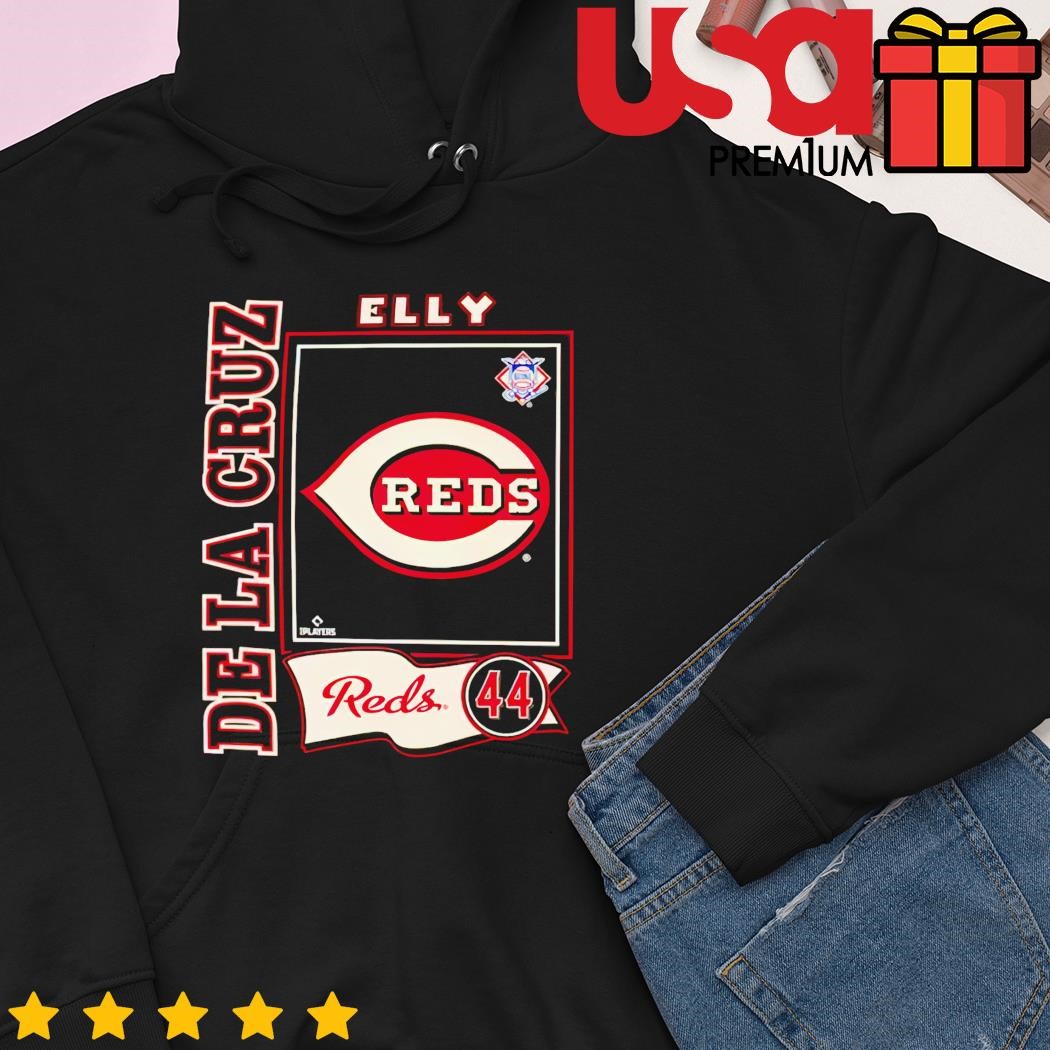 Elly De La Cruz 44 Cincinnati Reds Black City Jersey Stitched 
