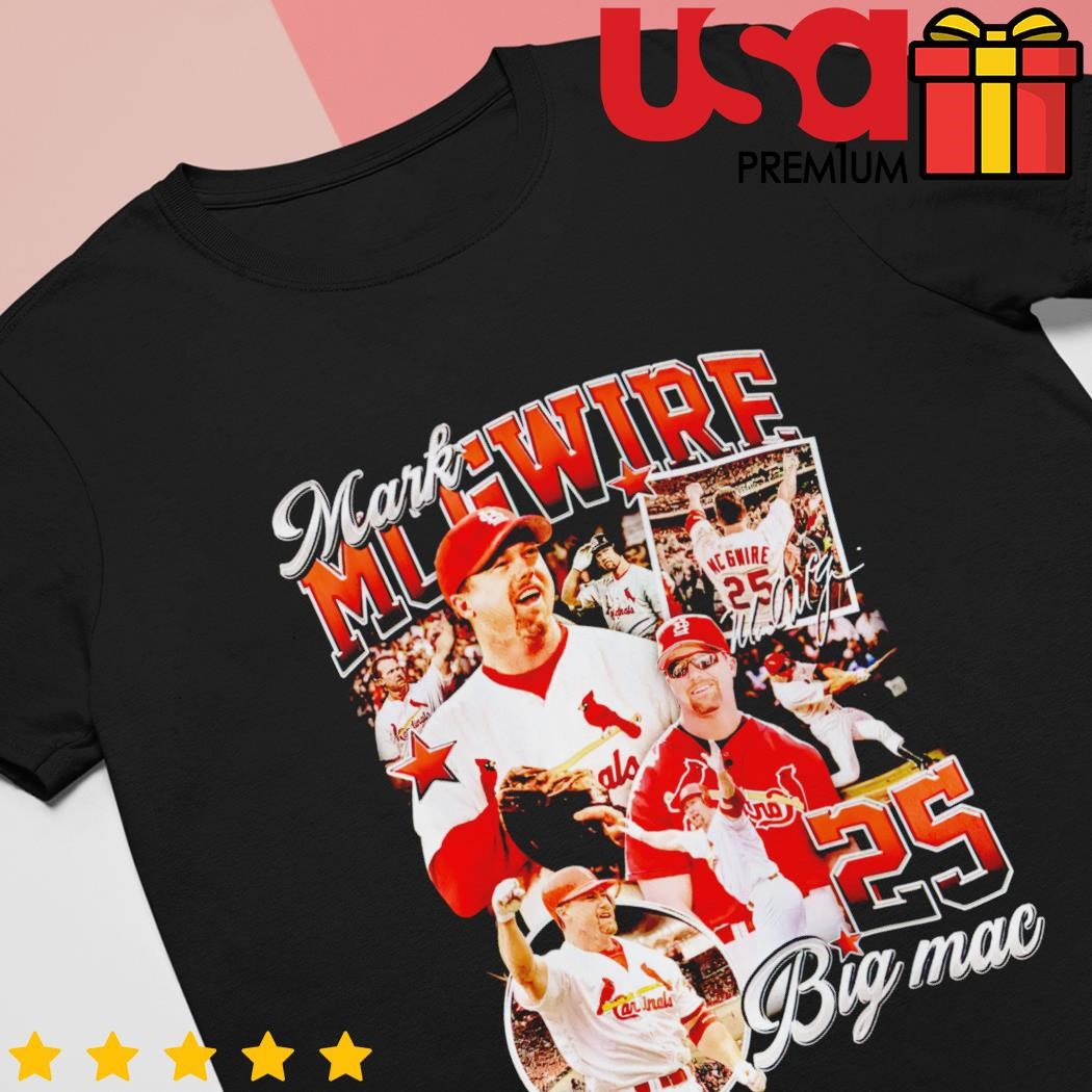 STARTER St Louis Cardinals Baseball McGwire #25 NBL USA Made T-Shirt (