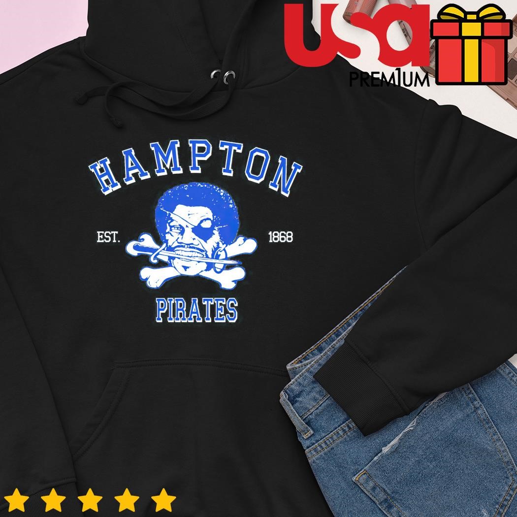 Men's Royal Hampton Pirates Long Sleeve Hoodie T-Shirt